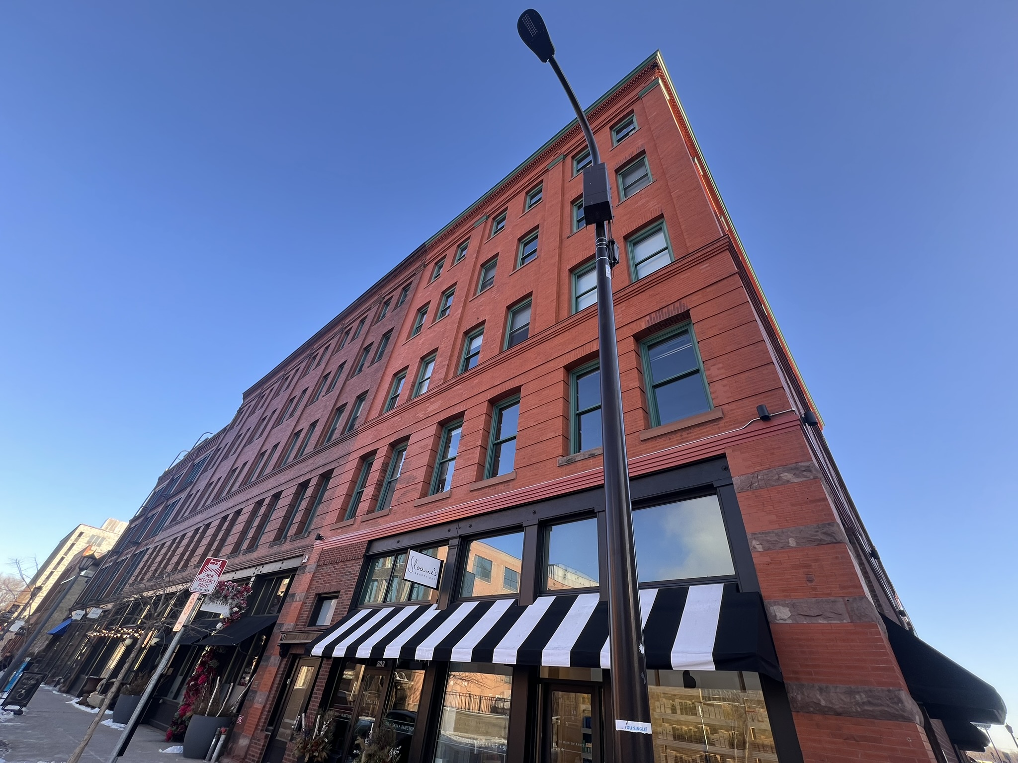 Historic conversion of the Lerner Publishing Company building into luxury apartments